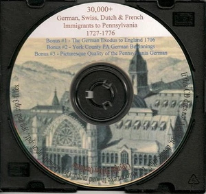 German, Swiss Immigrants to Pennsylvania 1727-1776 - Picture 1 of 6