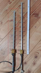 WLAN Richtantenne Antenne Yagi 18dBi 2,4GHz Outdoor Directional RP-TNC Stecker - Bild 1 von 2