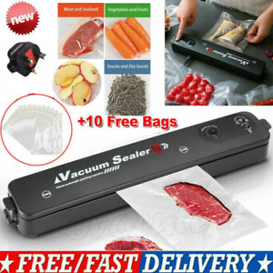 Vacuum Food Sealer Automatic Manual Sealer Dry Wet Pack Machine and Vac 10Bags.