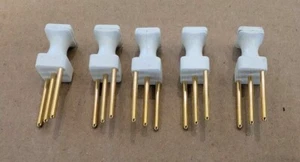 5 X Ghielmetti GVS 323 c ws Normalling Plug 3 Pole  - Picture 1 of 2