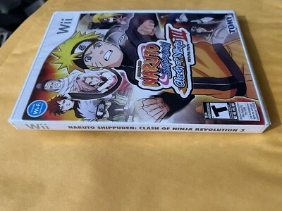 Naruto Shippuden: Clash of Ninja Revolution III (Nintendo Wii new factory sealed - Image 1 of 4
