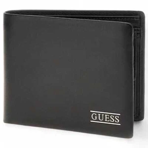 GENUINE GUESS Wallet NEW BOSTON Male Black - SMNEBRLEA20BLA - Picture 1 of 4