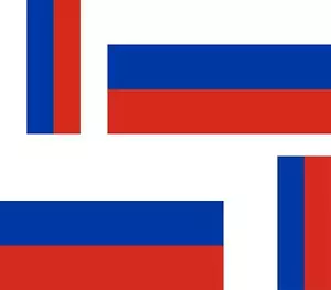 4x Adhesivo adesivi pegatina sticker vinilo bandera vinyl moto coche rusia - Bild 1 von 1