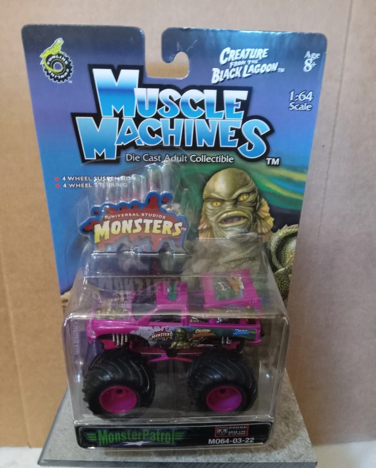 MÁQUINA MUSCULAR. 4X4. PATRULLA MONSTRUOSA. CRIATURA DE LAGUNA NEGRA. M064-03-22. Foto 1 de 1