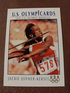 1992 JACKIE YOYNER KERSEE IMPEL TEAM USA OLYMPICS CARD #88 OLYMPICARDS TRACK - Picture 1 of 2