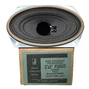 Altavoz de alta eficiencia vintage Jensen Concert Series 3x5 pulgadas P3X5V3 3,2 ohmios - Imagen 1 de 11