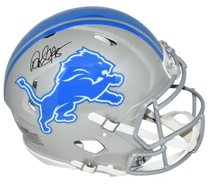 DAVID MONTGOMERY AUTOGRAPHED DETROIT LIONS AUTHENTIC SPEED HELMET BECKETT - Picture 1 of 1