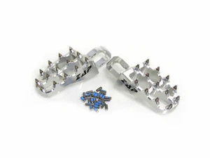 Reposapiés ZAP E-Peg se adapta a Honda CRF 125 150 250 450 a partir02 plata - Imagen 1 de 1