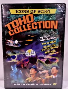 Icons of Science Fiction: Toho Collection (DVD, Columbia, 2009) 3-DVD Set New - Picture 1 of 2