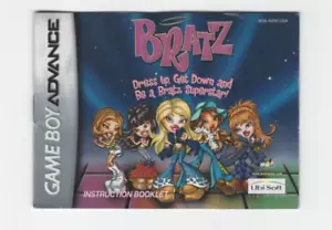 Bratz Dress Up Get Down & Be a Bratz Superstar Game Boy Advance GBA NUR HANDBUCH - Bild 1 von 2