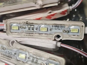 SAMSUNG LED Module 12V DC SASO IP68 50 Modules White  - Picture 1 of 2
