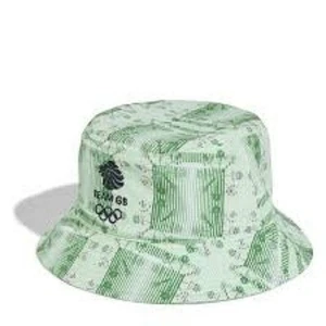 adidas Team GB Bucket Hat One Size Green RRP £22 Brand New IU0803 - Picture 1 of 4