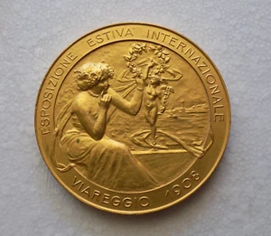 Viareggio 1908 Esposizione estiva Internazionale Ø mm.60 Rarissima - Bild 1 von 6