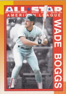 1990 TOPPS..WADE BOGGS..ALL-STAR..CARD # 387..RED SOX..FREE COMBINED SHIP - Picture 1 of 1