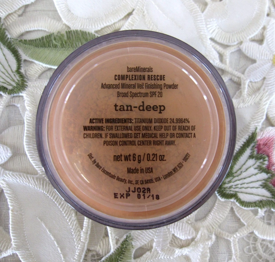 BARE MINERALS COMPLEXION RESCUE Advanced MINERAL VEIL POWDER SPF 20 in TAN-DEEP - Image 1 of 1