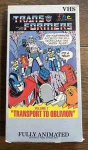 Transformers: Volume 7 “Transport To Oblivion” VHS Fast Shipping - Picture 1 of 3