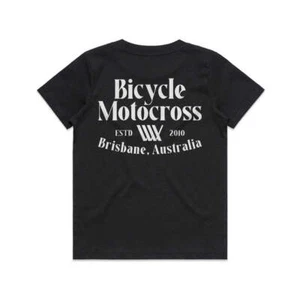 LUXBMX Youth Bicycle Motocross Tee Black - Picture 1 of 3