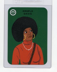 #H ANGELA DAVIS Black Hero Trading Card