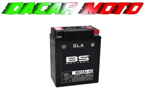 BATTERIA BS BB12A CARICATA Honda 500 Vulcan 2010 ZX 750-H Ninja ZX-7 1990 - Foto 1 di 5