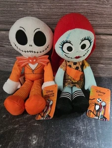 Jack Skellington & Sally 12 Zoll Plüschpuppen Nightmare Before Christmas Disney Set - Bild 1 von 4
