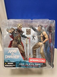 2002 Movie Maniacs Army of Darkness Ash vs. Evil Ash 2-Pack from McFarlane Toys - Picture 1 of 9