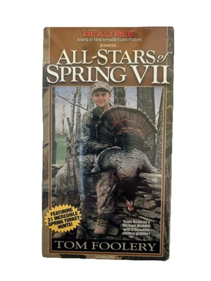 All-Stars of Spring VII Turkey Hunting [VHS, 100 minutes] by Tom Foolery- New - Image 1 of 2