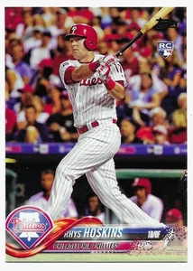 2018 Topps #259 Rhys Hoskins RC Philadelphia Phillies - Picture 1 of 1