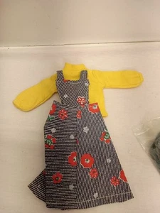 Vintage Shillman Mini Mod 9903 Yellow Shirt & Flower Dress - READ - Picture 1 of 21
