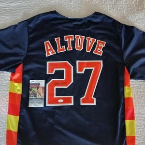 Jose Altuve Autographed Pro-Style Baseball Jersey Houston Astros! JSA #SS54164 - Picture 1 of 4