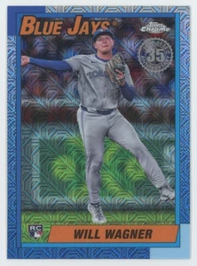 2025 Topps Silver Pack Chrome Mojo Refractor Will Wagner Rookie #T90C-146 A40 - Picture 1 of 2
