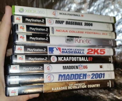 Lot Of 11 CIB PS2 (9), Wii (1), Xbox 360 (1) games - over $50 in value - Image 1 of 2