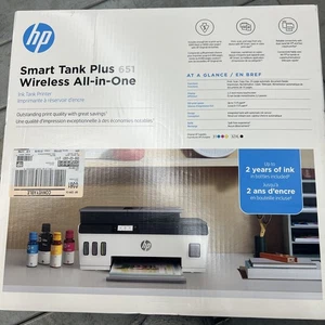 HP Smart Tank Plus 651 Wireless All-In-One Printer - Brand New/Sealed - Picture 1 of 2