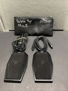 Set of 2 MXL ProConSeries1 AC-404USB Condenser Boundary Microphone - Tested - Picture 1 of 7