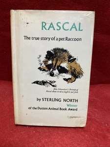 Rascal The True Story Of A Pet Raccoon Sterling North 1963 Illus HB Book Free PP - Bild 1 von 12