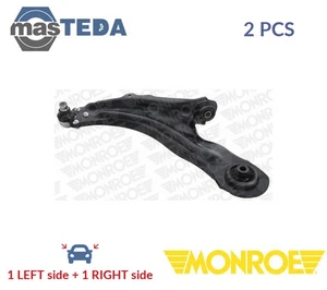 L25554 LH RH TRACK CONTROL ARM PAIR FRONT OUTER LOWER MONROE 2PCS NEW - Picture 1 of 5