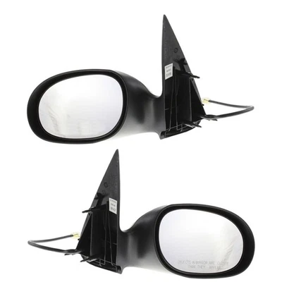 Juego de 2 espejos retrovisores eléctricos para Chrysler PT Cruiser 2001-2003 negro texturizado Foto 1 de 4