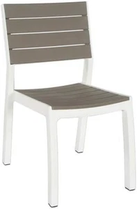 Keter Resin Harmony Chair, White/Anthracite, 47 X 60 X 86 Cm Size - Picture 1 of 12
