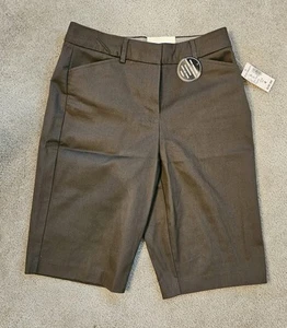Dressbarn Brown Skimmer Shorts Size 4 - Picture 1 of 6