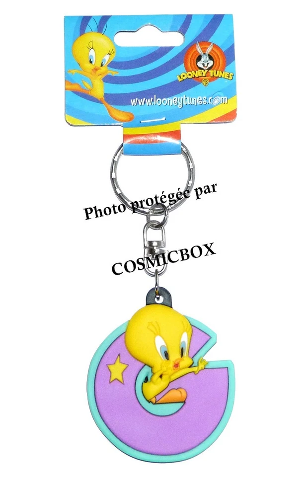 Porte clés TITI figurine WARNER BROS initiale G keyring Looney tunes figure neuf - Photo 1/1