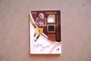 Matt Jones 2016 Immaculate Collection Triple Relic Materials Auto 42/99 Redskins - Picture 1 of 1