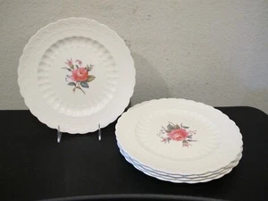 (5) Spode Jewel Billingsley Rose Copeland Inghilterra 10 piatti da 1/2" - Foto 1 di 7