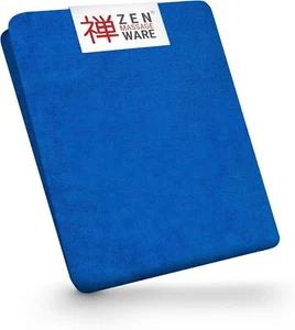 ZEN Spannbezug für Massageliegen Spannbettlaken Liegenbezug Spannbetttuch Blau - Bild 1 von 7
