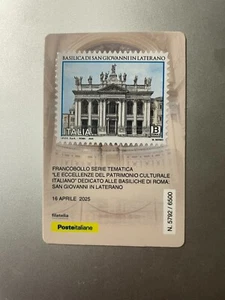 2025 Tessera Filatelica Basiliche di Roma - Basilica San Giovanni in Laterano - Picture 1 of 2