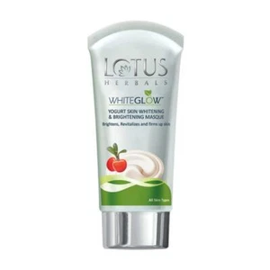 Máscara facial blanqueadora y aclaradora de yogur blanco Lotus Herbals 80 gm - Imagen 1 de 2