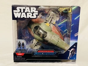Star Wars Micro Galaxy Squadron Boba Fett's Starship Launch Edition Series 1 New - Picture 1 of 7