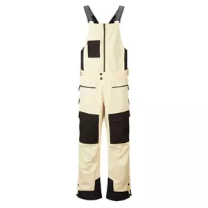 Picture Organic U77 Bib M Mens Ski Snowboard Winter Snow Salopette Beige Hose - Bild 1 von 6