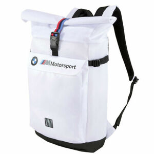 Puma BMW M Motorsport Roll Top Utility Lifestyle Backpack Bag 076897