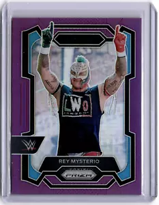 Rey Mysterio 2024 Panini Prizm WWE Purple Prizm #141 WWE Smackdown #138/149 - Foto 1 di 2