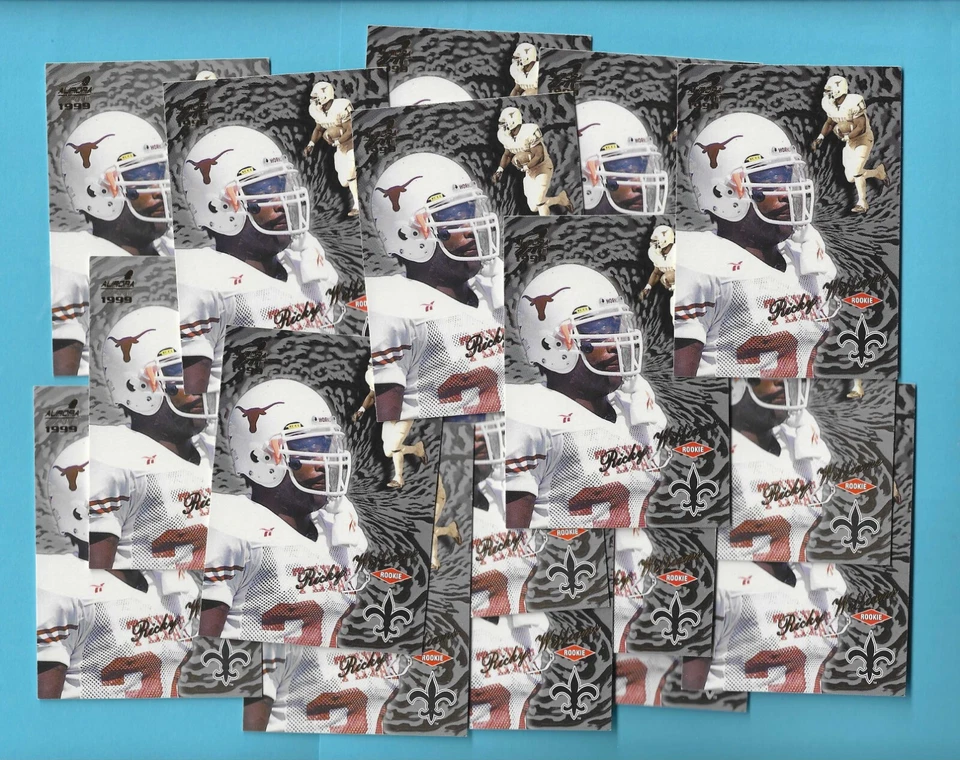 18 card lot of 1999 Pacific Aurora #94 Ricky Williams RC rookie - Texas  - Image 1 of 1