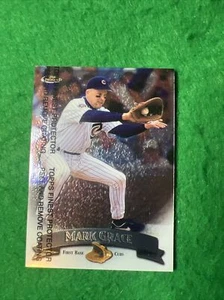 Topps Finest 1998 - sello protector Mark Grace #160 todavía encendido - Imagen 1 de 6